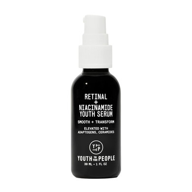 Youth To The People Retinal + Niacinamide Youth Serum - Adaptogen & Ceramide Serum - Pore Tightening, Anti Aging Retinol Alternative + Niacinamide Serum - Moisturizing Night Serum (1Oz)1 Fl Oz (Pack Of 1)