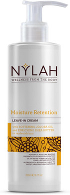 NYLAH Moisture Retention Leave-In Cream  Deep Hydration for Curls & Coils, Anti-Frizz, Strengthens & Softens, Afro & Textured Hair Care