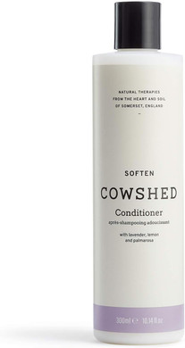 Cowshed Soften Hair Conditioner - 300 ml - Paraben-Free Volumising Conditioners | Softening Everyday Conditioner for All Hair Types | Lavender Vegan Conditioners for Dry Damaged Hair