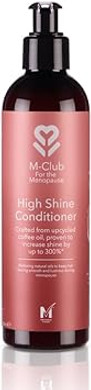 M-Club High Shine Menopause Conditioner  Hair Strengthening & Nourishing to Revilatise Menopausal Hair  Upcycled Coffee Oil for 300% More Shine  Vegan, Anti-Frizz & Eco-Friendly Formula - 2x 250ml