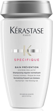 Kérastase Specifique, Nourishing & Balancing Anti-Fall Shampoo, For Normal Hair and Hair-Thinning, No Silicone, Bain Prevention, 250ml