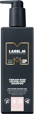 LABEL.M Vibrant Rose Colour Care Shampoo 300ml  With Recyclable Pump