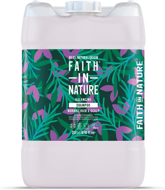 Faith In Nature Natural Shampoo - Vegan & Cruelty Free, No SLS or Parabens - 20L Refill Pack, Coconut
