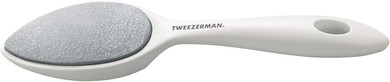 Tweezerman Antibacterial Callus Removal Tool For Feet  Perfect For Use in Shower, Dual Sided Ceramic Stone Exfoliator and Sole Smoothing Pedicure Tool For Feet