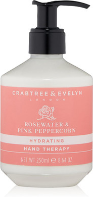 Crabtree & Evelyn Rosewater and Pink Peppercorn Hydrating Hand Therapy, 250 ml