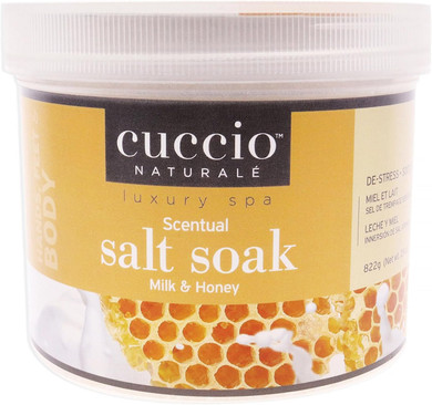 Cuccio Milk and Honey 822g Scentual Salt Soaks (29oz),3267