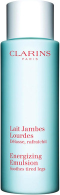 Clarins Energizing Emulsion for Tired Legs 125ml | Refreshing Leg & Foot Lotion with Camomile, Cypress & Witch Hazel | Cooling Relief for Heavy, Aching Legs | Hydrates & Revives After Long Days