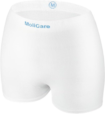 MoliCare Premium Fixpants, Washable to be Used with MoliCare Form for Incontinence, Long Leg, Size M, Pack of 5