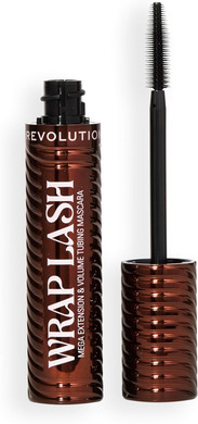 Revolution, Wrap Lash Tubing Mascara, Smudge-Proof & Water-Resistant for Length & Volume, Vegan & Cruelty-Free, Brown, 8.5ml