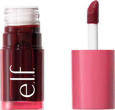 e.l.f. Sheer For It Blush Tint, Multi-Use, Long-Lasting Lip & Cheek Make-up, Creates a Natural Flush Finish, Vegan & Cruelty-Free, Cherry Cola