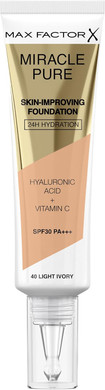 Max Factor Miracle Pure Foundation, Light Ivory 40