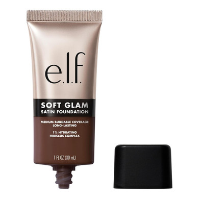 E.L.F. Soft Glam Foundation, Medium Coverage, Long-Lasting & Buildable Foundation For A Smooth, Satin Finish, Vegan & Cruelty-Free, 21 Light Neutral
