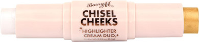 Barry M Chisel Cheeks Highlighter Cream Duo, Shade Lilac/Pink