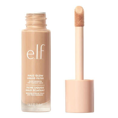 E.L.F. Halo Glow Liquid Filter, Complexion Booster For A Glowing, Soft-Focus Look, Infused With Hyaluronic Acid, Vegan & Cruelty-Free, 8 Rich