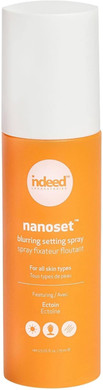 Indeed Labs Nanoset Blurring Setting Spray - Made With Ectoin - Lightweight, Long Lasting, Mattifying, Revitalizes, Controls Shine, Refreshes, Hydrates, All-Day Wear