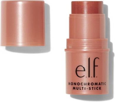 e.l.f. Monochromatic Multi Stick, Luxuriously Creamy & Blendable Color, For Eyes, Lips & Cheeks, Bronzed Cherry, 0.155 Oz (4.4g)