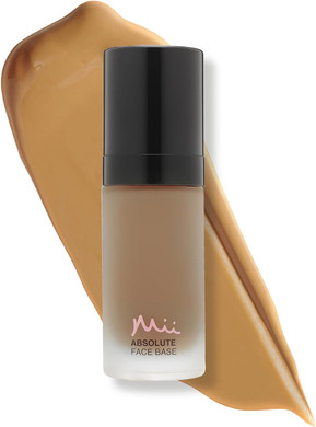 Mii Cosmetics Absolute Face Base, Full Coverage Foundation, Radiant Matte Finish, Feather Light Hydrating Formula, Vegan and Cruelty Free, Utterly Deep 05