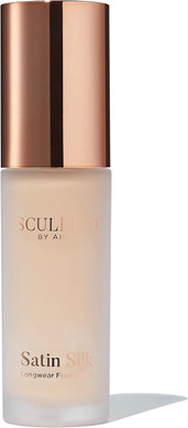 Satin Silk Longwear Foundation from Sculpted by Aimee (Fair Plus 2.5) - Lightweight, Hydrating & Buildable High Coverage, Sweat-Resistant Foundation