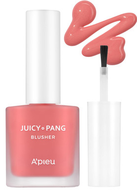 A'Pieu Juicy-Pang Water Blusher (Pk04 - Dewey Grapefruit Pearl) - Korean Liquid Blush For Cheeks K Beauty Makeupdewey Grapefruit Pearl (Pk04)