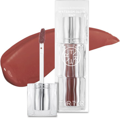 TIRTIR Waterism Tinted Lip Gloss #05 Scotch Shot, 0.14 Fl Oz  Kiss Ready Lipgloss, 12H Long Lasting Non Sticky Natural Tinted Glow Korean Multiuse Cheek and Lip Tint for Women gift