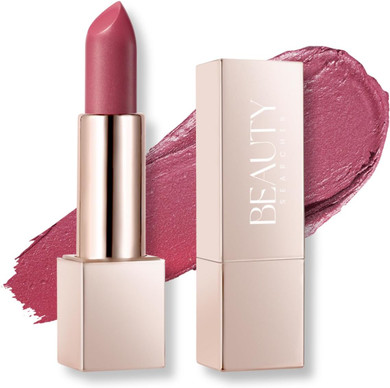 Metallic Shine Lipstick Lip Makeup for Woman Velvet Matte Lipsticks Moisturizing No-Stick Cup Lip Makeup, Long Lasting 24H Waterproof Shine Lip Gloss (#245)