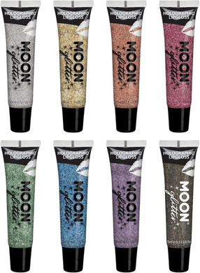 Moon Glitter  Holographic Glitter Lipgloss Lip Gloss - 15ml (Set of 8)