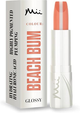 Mii Cosmetics HydraBoost Lip Lover Lipstick, Long Lasting, Packed with Hyaluronic Acid, High Impact Colour, Glossy Luminous Finish, Moisturising Lipstick for Healthy & Plump Lips, Spiced