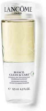 Lancôme Bi-Facil Clean & Care Eye Makeup Remover - Nourishing & Soothing, Removes Waterproof Makeup, 125ml