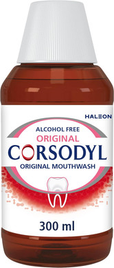 Prevents Gum Disease & Bleeding Gum Treatment, Antibacterial Mouthwash, Original Alcohol Free, 300 ml (Pack of 2)
