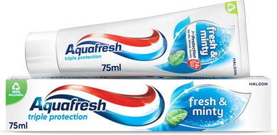 Aquafresh Toothpaste Triple Protection Fresh & Minty, 100 ml