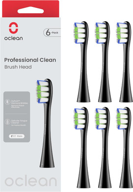 Oclean Toothbrush Professional Clean Brush Head Replacements, Compatible with All Oclean Electric Handles, FDA Approved (2 Pack)  White