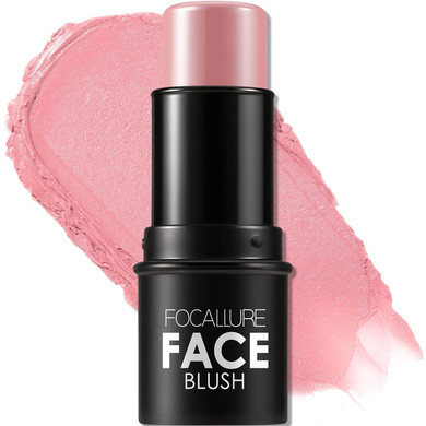 Focallure Cream Blush Makeup,Buildable Blush Stick For Cheeks,Matte And Dewy Finish,Long Wearing,Easy Application,Lightweight Multi Stick,Baby Pinkbaby Pink