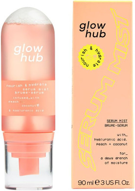 Glow Hub Nourish & Hydrate Serum Mist with Hyaluronic Acid for Normal to Dry Skin 90ml