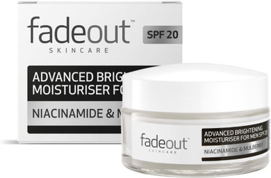 Fade Out Advanced Even Skin Tone Moisturiser for Men with SPF 25 - Clinically Proven Face Cream to Even Skin Tone in 4 weeks, 50ml
