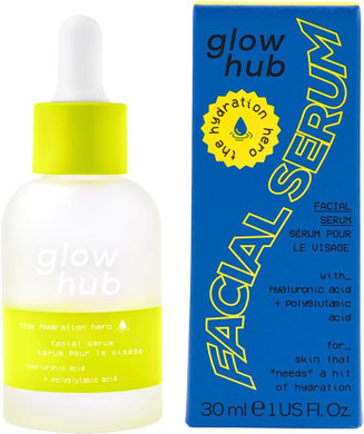 Glow Hub The Hydration Hero Facial Serum with Hyaluronic Acid and Polyglutamic Acid for All Skin Types 30ml