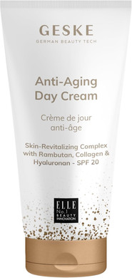 GESKE | Anti Aging Day Cream | SPF 20 | Moisturizing cream with hyaluron | Anti-Wrinkle Cream | Moisturizing Skin Cream | Vegan | Without animal testing | Complements GESKE SmartAppGuided Devices