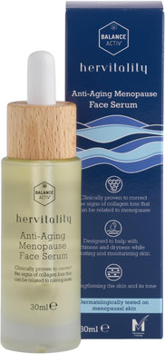 Balance Activ, HerVitality Anti-Aging Menopause Oil Based Night Face Serum for Women, Clinically Proven to Correct Signs of Collagen Loss, Hydrating and Relieves Dryness, 30ml, 1 Pack