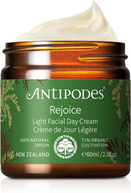 Rejoice Light Facial Day Cream  Gentle Organic Moisturiser & Vegan Face Cream  Collagen Boosting with Hydrating Avocado Oil  Combination, Dry Skin, Normal & Oily Skin  60ml