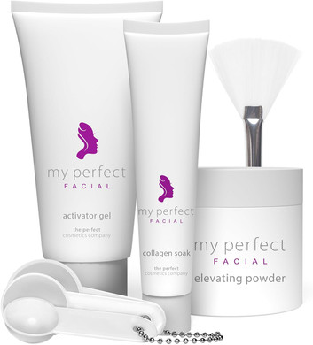 My Perfect Facial, Penny Lane, 5 Treatment Kit, Instant Results, Clinically Proven, Anti-Ageing 3-Stage Facial Contouring and Skin Tightening System. Salon Grade Results, As Seen on TV