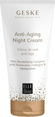 GESKE | Anti Aging Night Cream | Moisturizing cream with hyaluron | Anti-Wrinkle Cream | Moisturizing Skin Cream | Vegan Formula without animal testing | Complements GESKE SmartAppGuided Devices