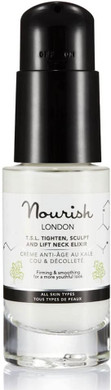 Nourish London TSL Tighten, Sculpt & Lift Neck Elixir 30ml | Anti Ageing Neck Cream | Kale & Griffonia Extracts | 100% Vegan | Cruelty-Free | Multi Award Winner | Firming Neck Cream - Neck Lift Cream