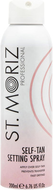 St Moriz Professional Self Tan Setting Spray | Apply Over Self-Tan to Prevent Transfer & for Quicker Drying Time | Helps Fake Tan Dry Faster, Prolongs Your Tan & Leaves a Satin Finish | Vegan | 200ml
