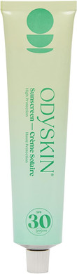 Odyskin Sun Cream SPF 30, 75ml - Cosmos Organic & Vegan certified, 99.1% natural ingredients, water-resistant, made in France, coral reef friendly, contains mineral filters only, zero-waste packaging