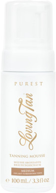 Loving Tan Purest Tanning Mousse, Medium - Sunless Tanner Made From 97% Certified Organic & Naturally Derived Ingredients - Up to 5+ Self Tan Applications Cruelty Free, Vegan Friendly - 100 ml
