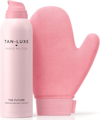 Tan-Luxe x Paris Hilton The Future Collection: The Future Airbrush 360 Self-Tan Mist and Luxe Tanning Mitt