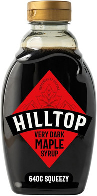 Hilltop Maple Syrup - Very Dark Late Harvest - Squeezy Bottle - 640g