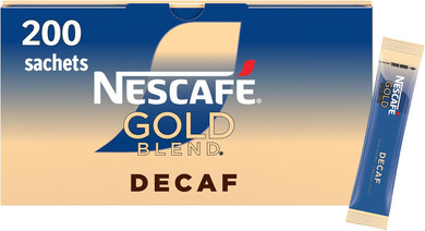 NESCAFÉ Gold Blend Decaf Instant Coffee Sachets - 200 x 1.8 g Sticks