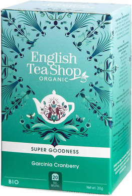 English Tea Shop Organic Cranberry, Hibiscus and Rosehip - 20 Tea Bag Sachets, 35 g