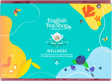 English Tea Shop Organic Wellness Collection - 12 Loose Leaf Pyramid Tea Bags