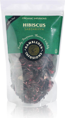 Hambleden Herbs Organic Hibiscus Loose Leaf Infusion 50g (6 x 50g Pouches)